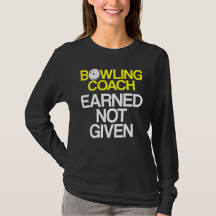 Bowling Coach Player Team Instructor 4 T-Shirt
