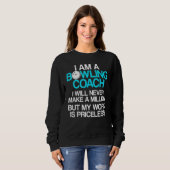 Bowling Coach Player Team Instructor 8 Sweatshirt (Vorne ganz)