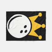 Bowling Crown Fleecedecke (Vorderseite (Horizontal))