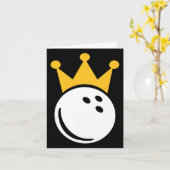 Bowling Crown Karte (Gelbe Blume)