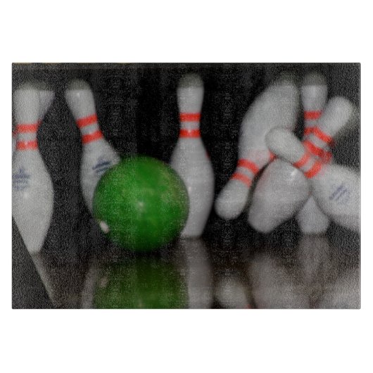 Bowling Cutting Board Schneidebrett (Vorderseite)