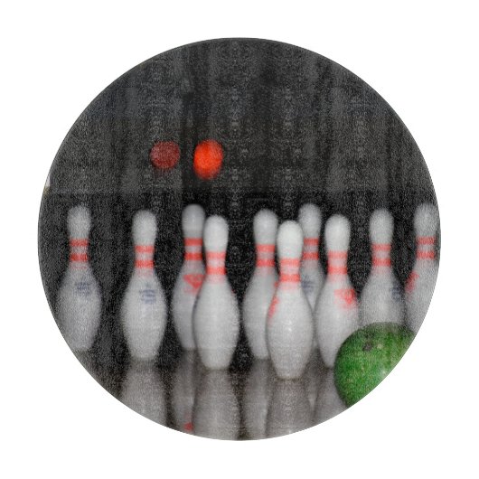 Bowling Cutting Board Schneidebrett (Vorderseite)
