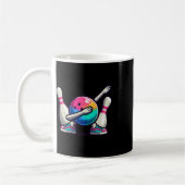 Bowling Dab Bowler Bowling Ll Player Button Kinder Kaffeetasse (Links)