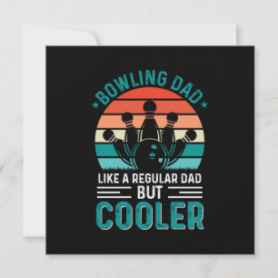 Bowling Dad Einladung