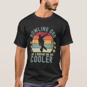 Bowling Dad Like a Regular Dad But Cooler T-Shirt (Vorderseite)
