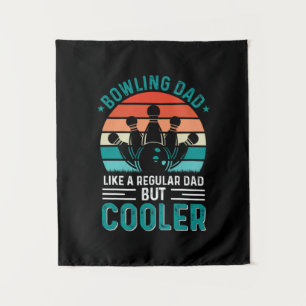 Bowling Dad Wandteppich