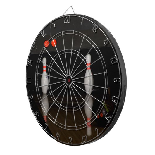 Bowling-Dartboard Dartscheibe (Vorderseite rechts)
