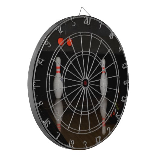 Bowling-Dartboard Dartscheibe (Vorderseite Links)