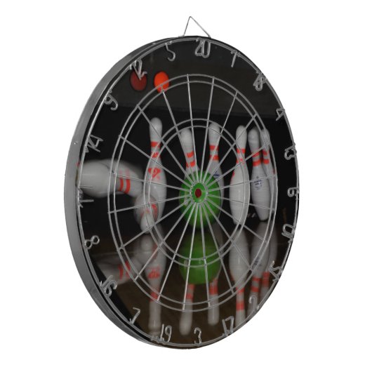 Bowling Dartboard Dartscheibe (Vorderseite Links)