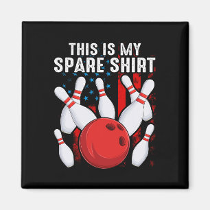 Bowling, das ist mein Spare Bowler Kinder Jungs Mä Magnet