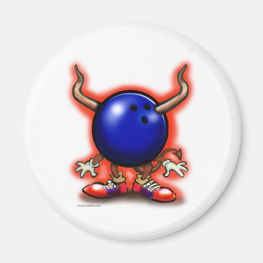 Bowling Demon Magnet (Vorne)