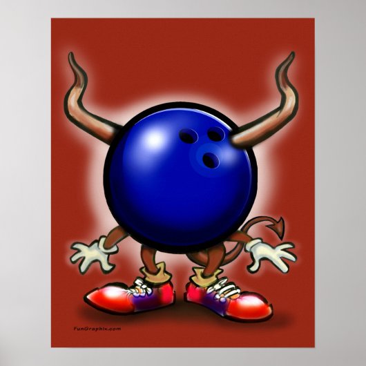 Bowling Demon Poster (Vorne)