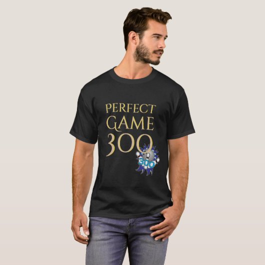 Bowling des perfekten Spiel-300 T-Shirt (Vorne ganz)