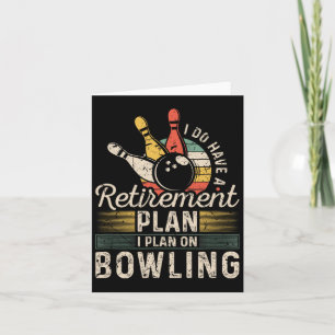 Bowling des Rentenplans Karte