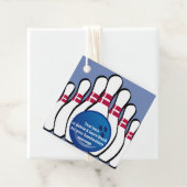 Bowling Design Fevor Card Geschenkanhänger (Beispiel)