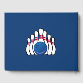 Bowling Design Gästebuch (Rückseite)