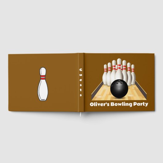 Bowling Design Gästebuch (Voll)