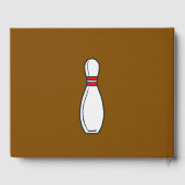 Bowling Design Gästebuch (Rückseite)