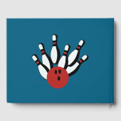 Bowling Design Gästebuch (Rückseite)