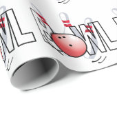 Bowling Design Geschenkpapier (Rolleneckpunkt)