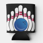 Bowling-Design kann kühler werden Dosenkühler (Rückseite)