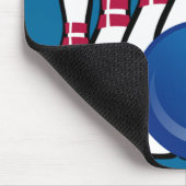 Bowling Design Mousepad (Ecke)