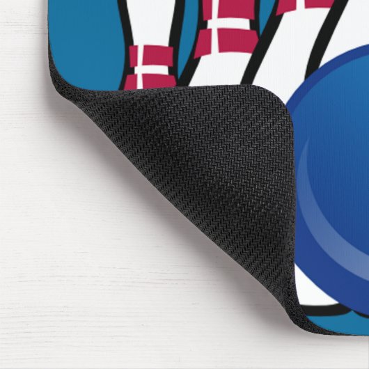 Bowling Design Mousepad (Ecke)