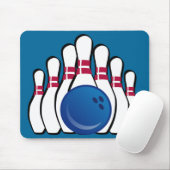 Bowling Design Mousepad (Mit Mouse)