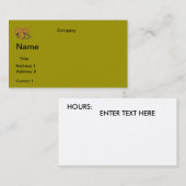 BOWLING-DESIGN VISITENKARTE (Vorne/Hinten)