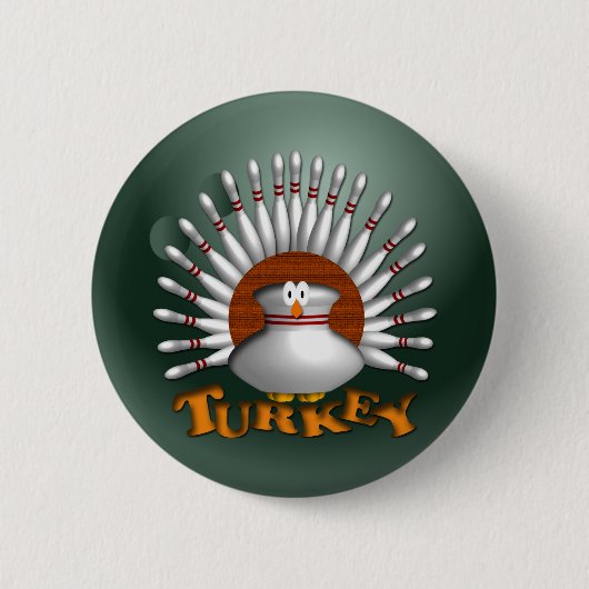 Bowling die Türkei Button (Vorderseite)