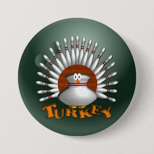 Bowling die Türkei Button (Vorderseite)