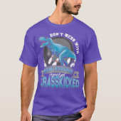 Bowling Dinosaur Bowler Bowling Ball Bowling T-Shirt (Vorderseite)