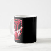 Bowling Drip Number 67 Player Or 67th Birthday Des Kaffeetasse (Vorderseite Links)
