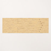 Bowling-Ebene/Anflugbereich (vorne/hinten) Yogamatte (Vorderseite (Horizontal))