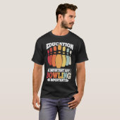 Bowling Education Bowler Strike Bowling Team Bowli T-Shirt (Vorne ganz)