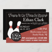 Bowling Einladung für alle! (Vorne/Hinten)