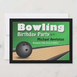 Bowling - Einladungen zur Grünen Geburtstagspartei