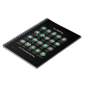 Bowling Emotions-Notebook Notizblock (Linke Seite)