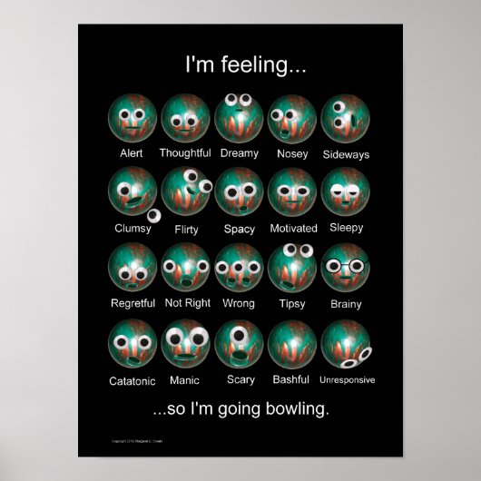Bowling Emotions Poster (Vorne)
