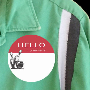 Bowling-Ereignis Runder Aufkleber