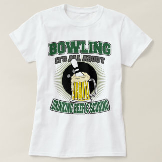 Bowling Es dreht sich alles ums Biertrinken und Pu T-Shirt