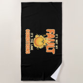 Bowling es sind die letzten Bedingungen Strandtuch (Vorderseite)