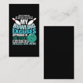 Bowling Expedition zur Funny Bowling Ball Strike S Visitenkarte (Vorne/Hinten)