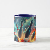 Bowling Explosion Strike der Galaxy Pins Weltraum Tasse (Zentrum)