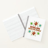 BOWLING EXTRAVAGANT STARS NOTIZBLOCK (Innenseite)