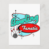 Bowling Fanatic Postkarte (Vorderseite)