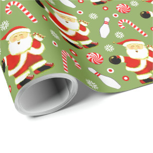 Bowling Feiertags-Geschenkverpackungspapier Geschenkpapier