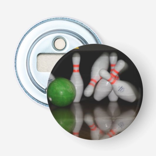 Bowling Flaschenöffner (Vorderseite)