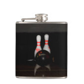 Bowling Flask Flachmann (Vorderseite)