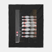 Bowling Fleece Blanket (Vorderseite)